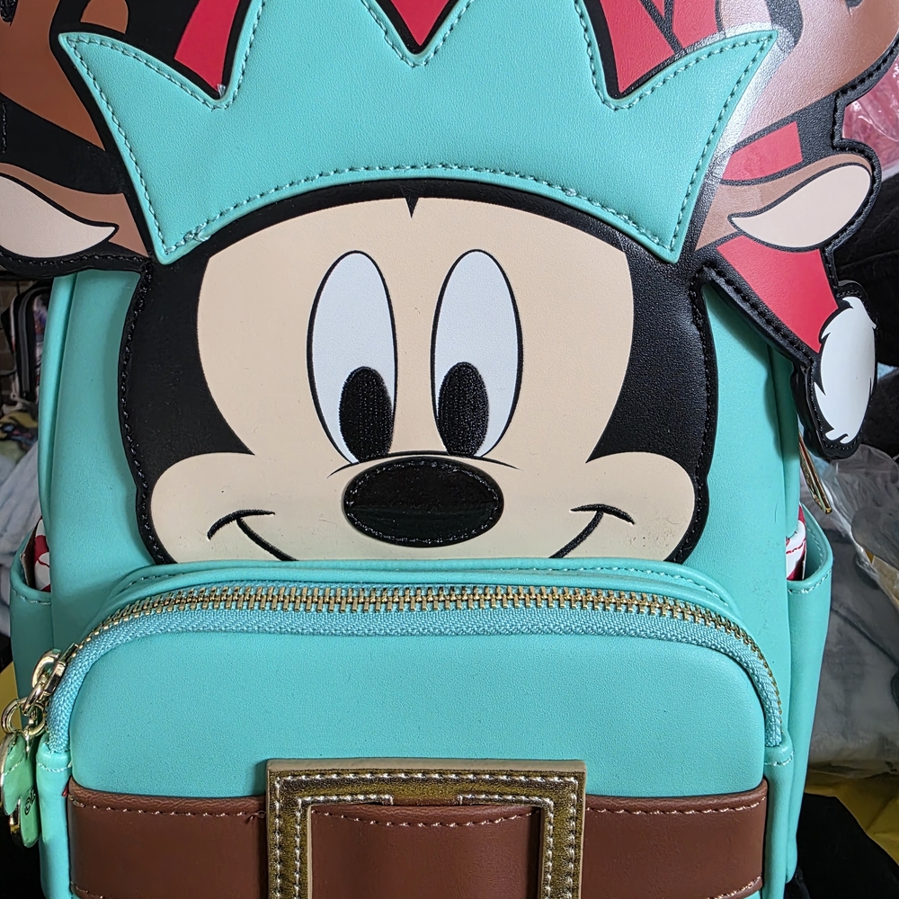 Loungefly Teal and Brown Backpack